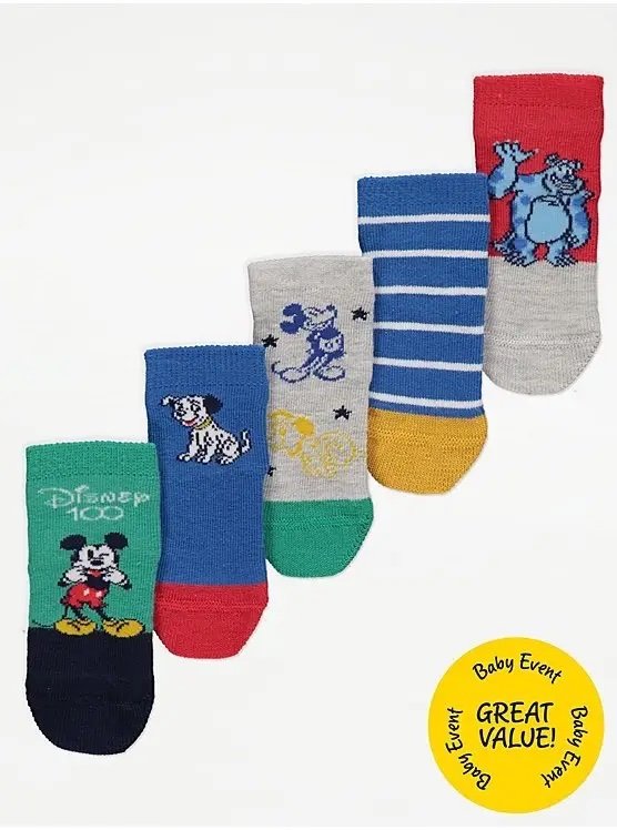 George Disney Kojinės 5 poros